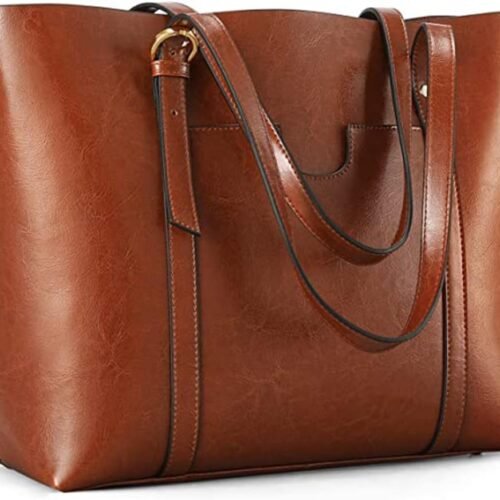 Waxed Cowhide Leather Travel Handbag
