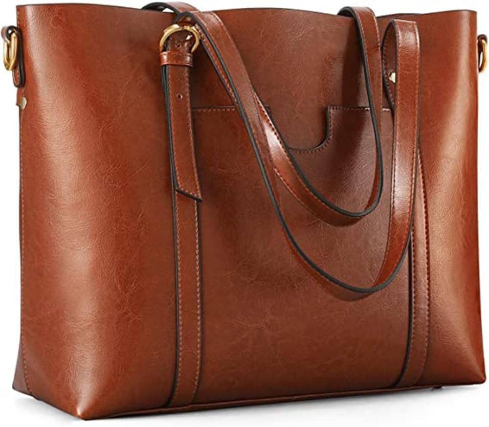 Waxed Cowhide Leather Travel Handbag