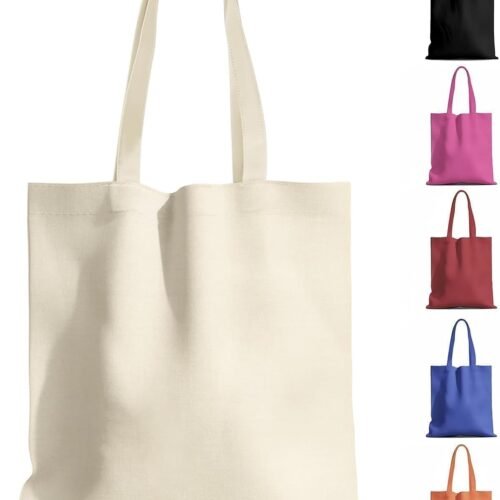 Canvas Tote Bag for Everyday Carry and Shopping